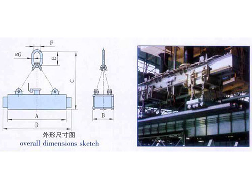 MW92系列吊運(yùn)小鋼坯、鋼錠用電磁鐵